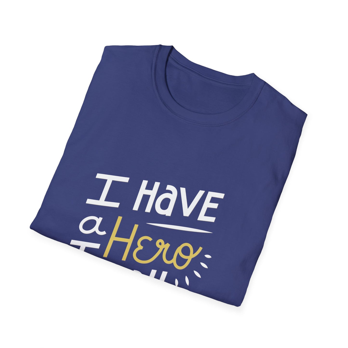 My Hero Dad Soft-style Cotton T-Shirt
