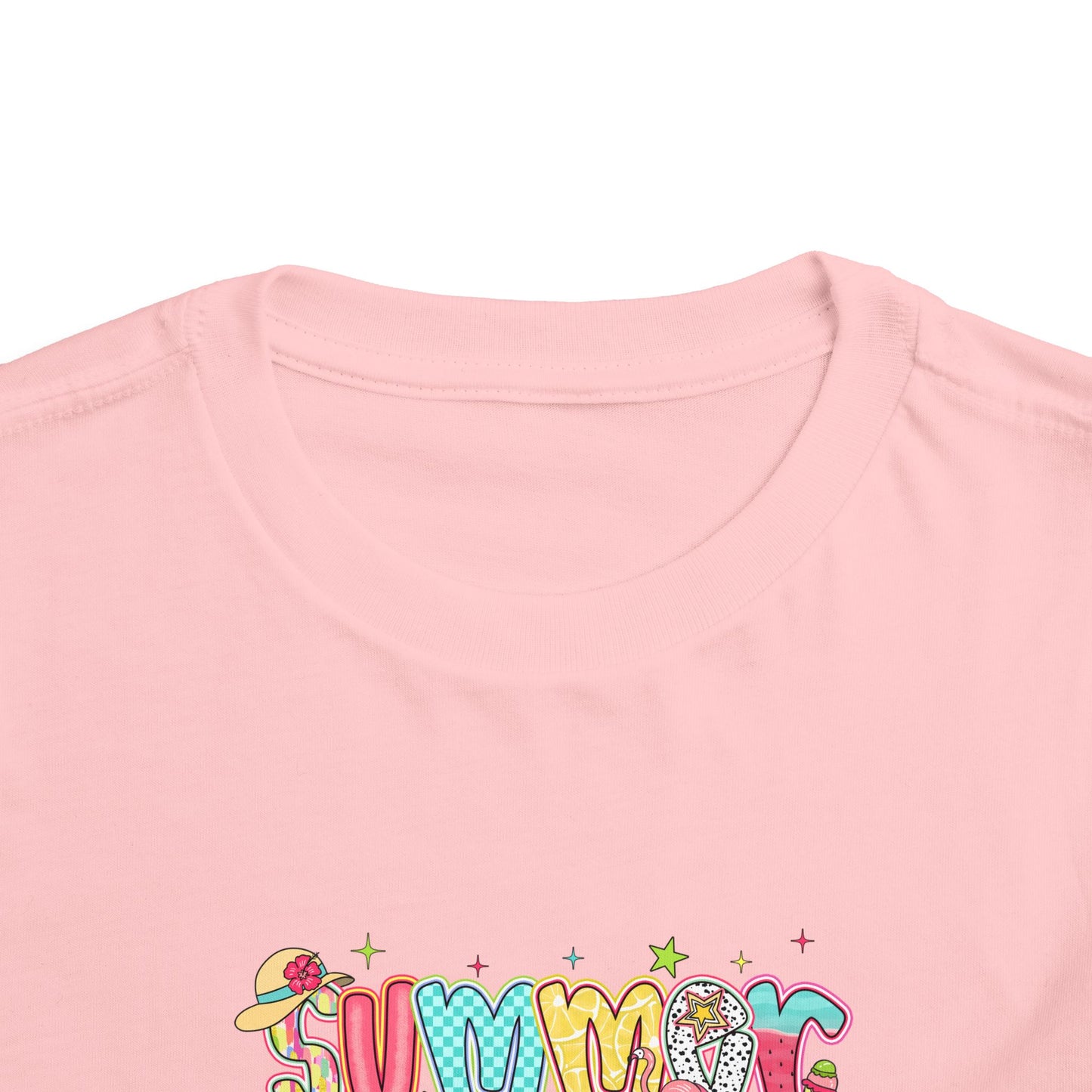 Summer Vibes Colorful Toddler Tee