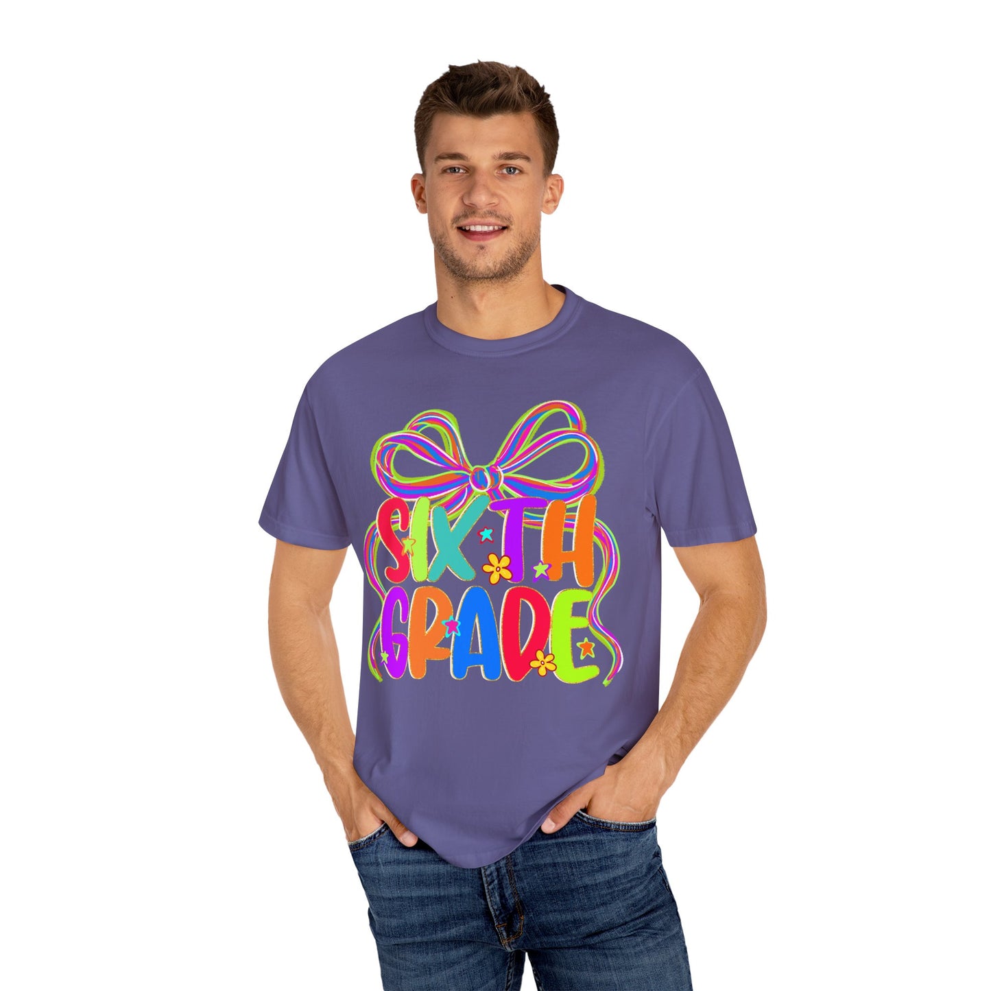 Sixth Grade Neon Back to School T-Shirt