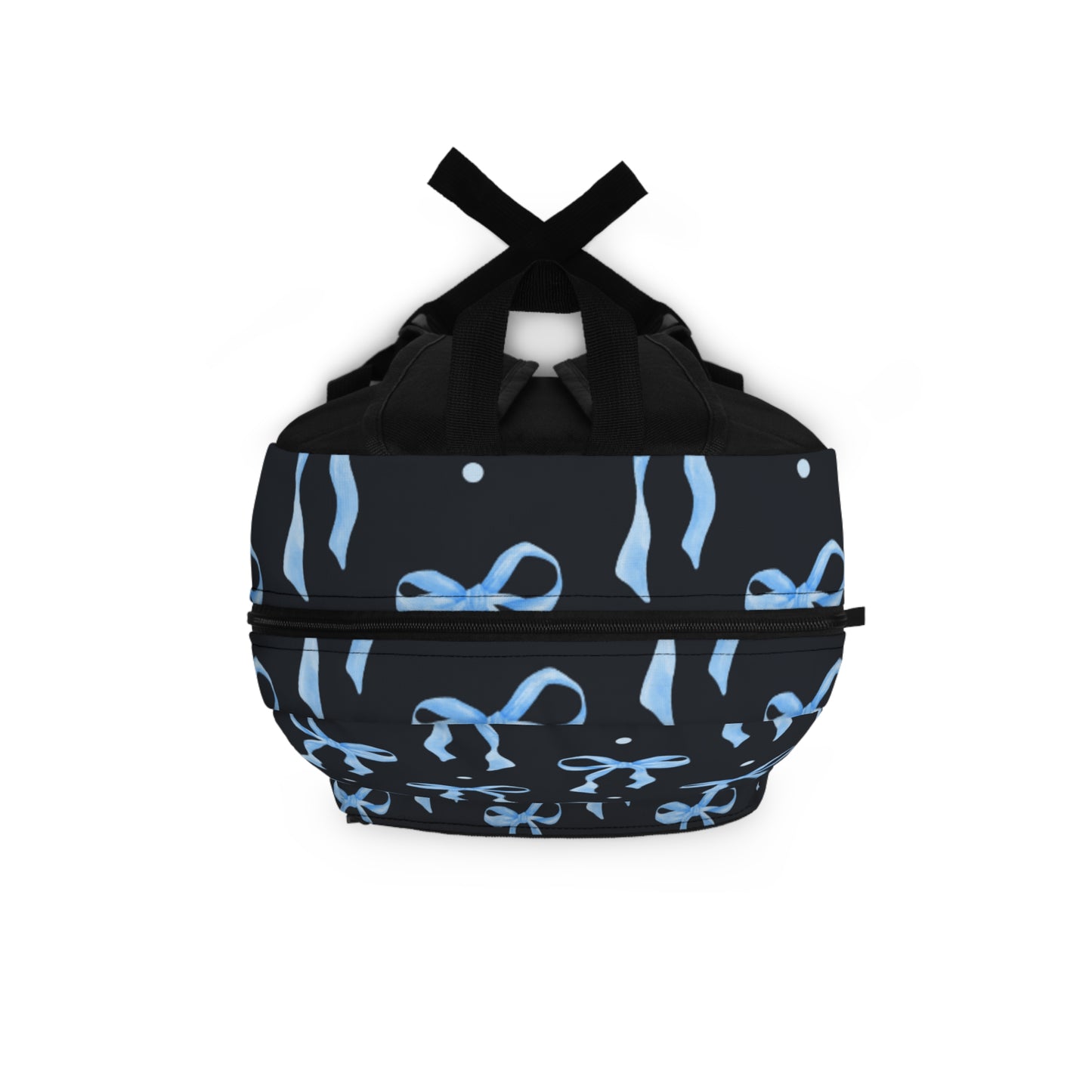 Coquette Blue Bow Waterproof Backpack