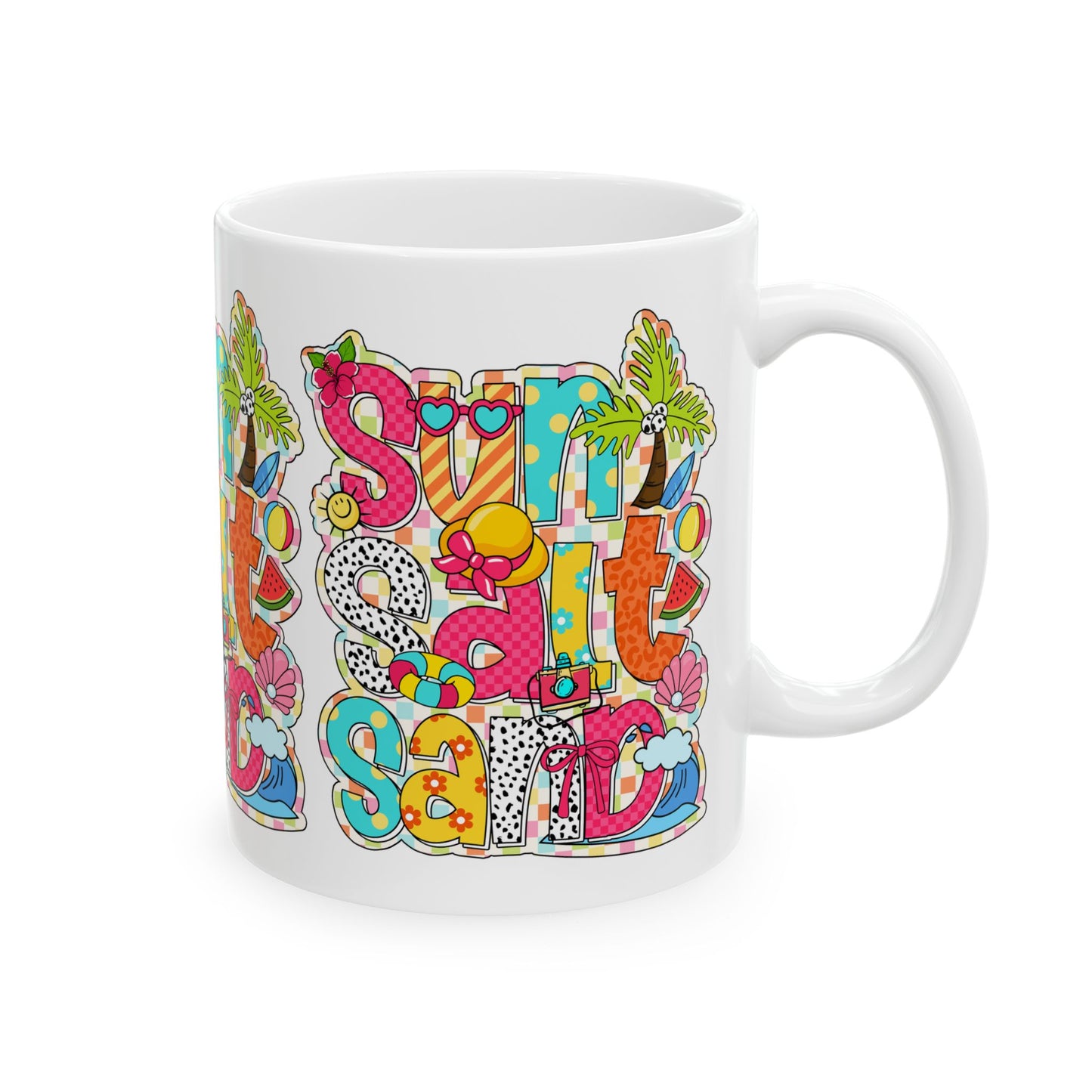Vibrant Summer Vibes Ceramic Mug