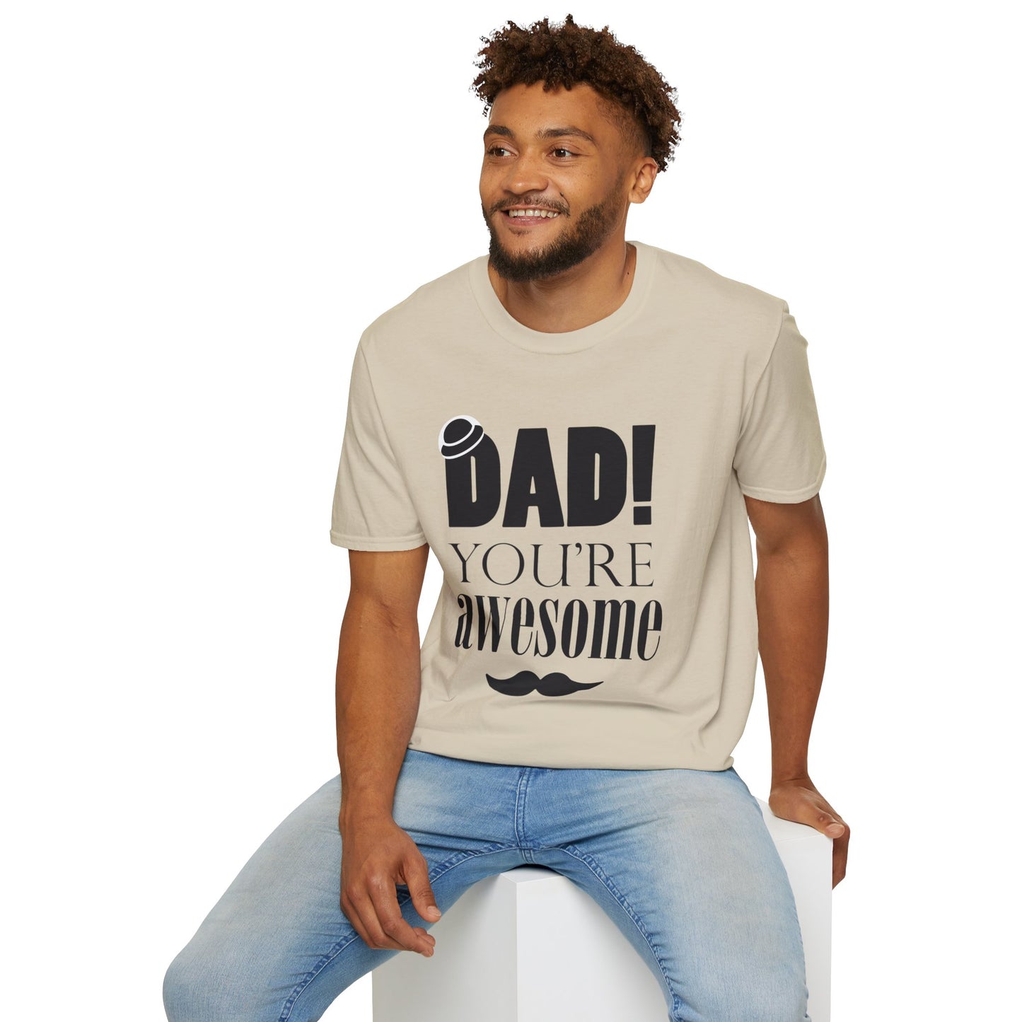Dad You're Awesome Soft-Style T-Shirt