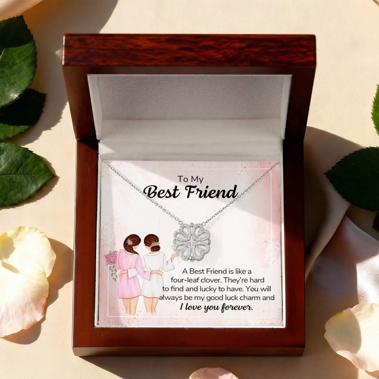 Best Friend Magnetic Lucky Charm Necklace