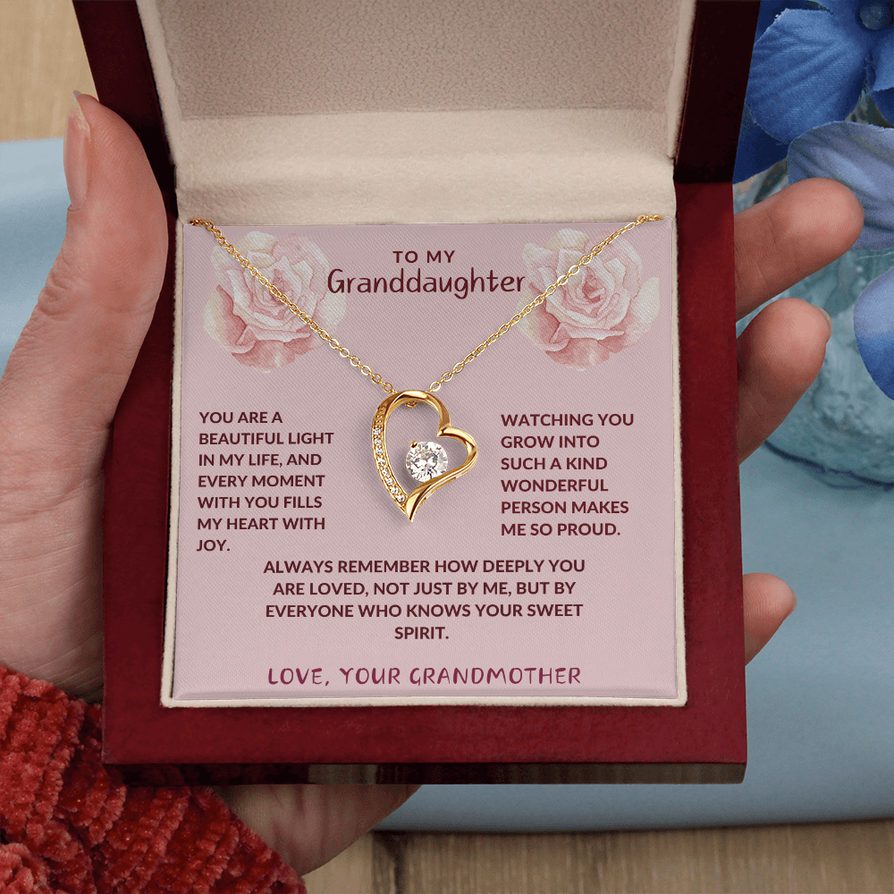 Treasured Granddaughter Forever Love Necklace