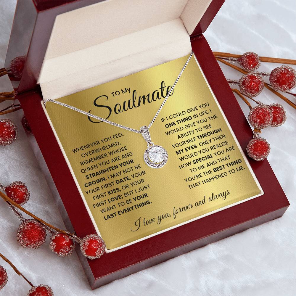 My Soulmate Forever and Always Eternal Necklace