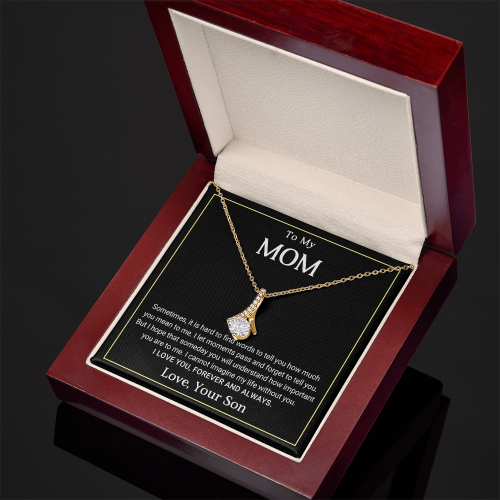 Forever and Always Mom Alluring Beauty Necklace from Son