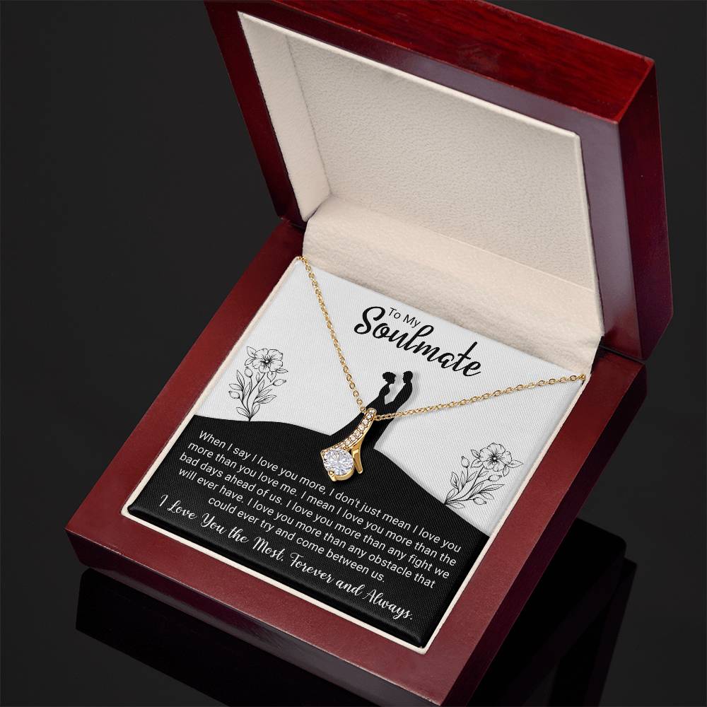 I Love You More Soulmate Alluring Beauty Necklace