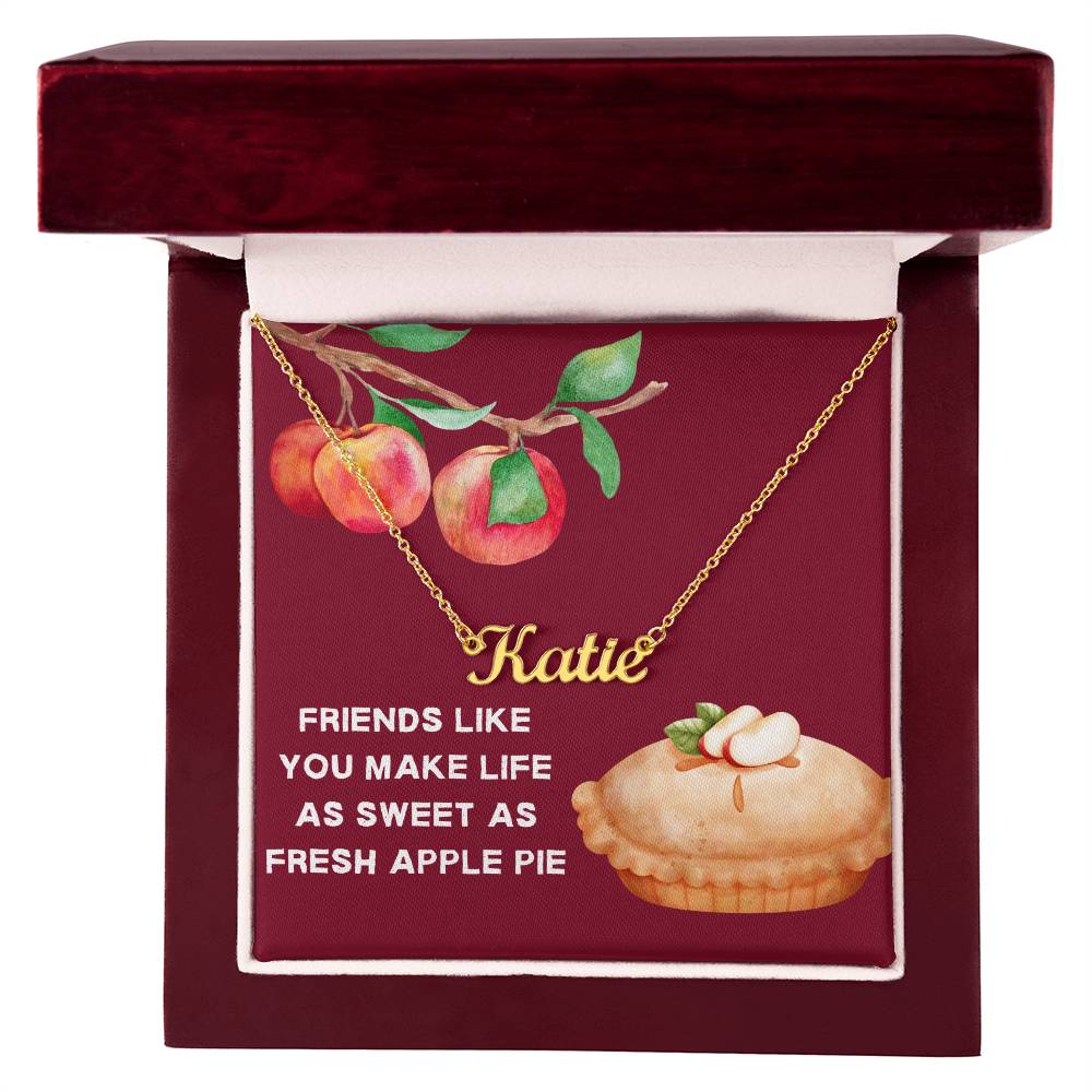 Sweet Friendship Name Necklace