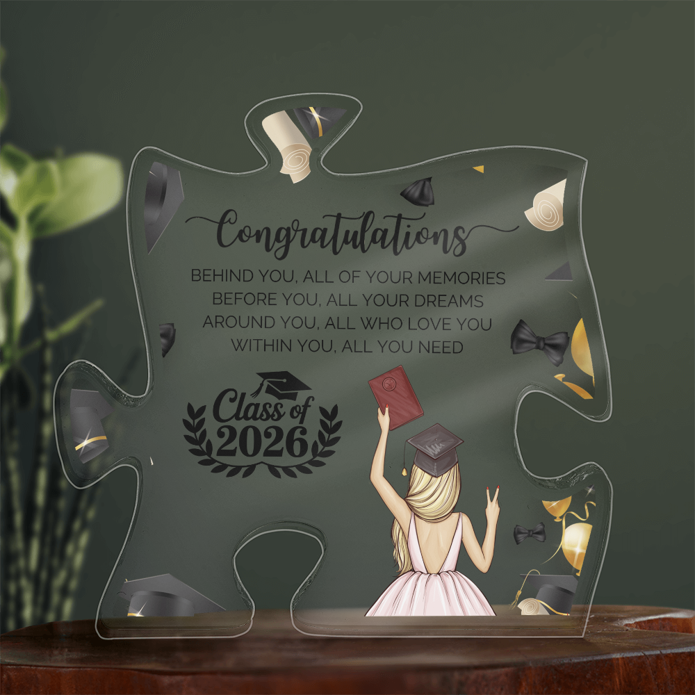 Graduation 2026 Acrylic Puzzle Plaque