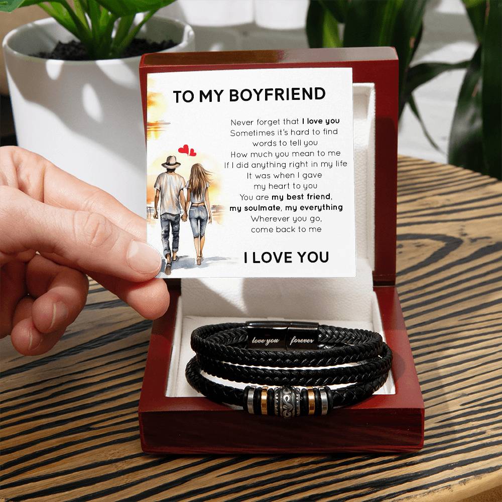 Boyfriend Love You Forever Bracelet