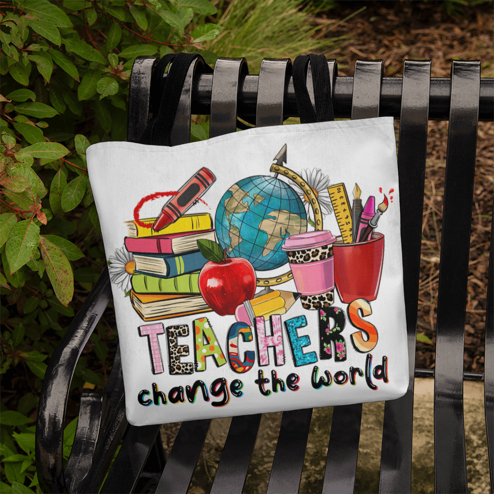 Teachers Change the World Teacher Tote Bag