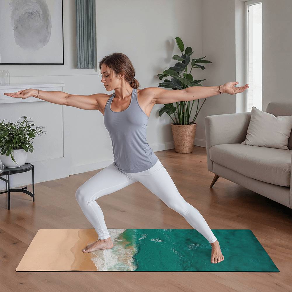Calming Waves Premium Non-slip Yoga Mat