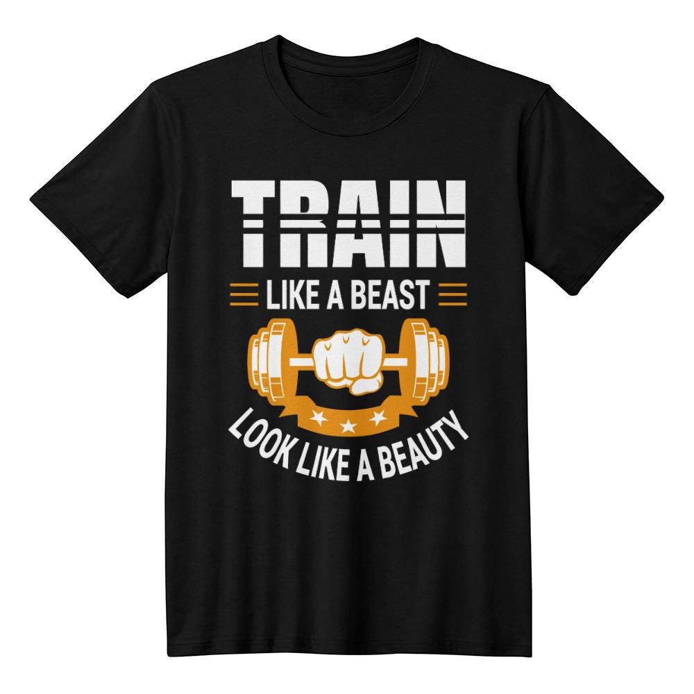 Train Like a Beast Premium Cotton T-Shirt