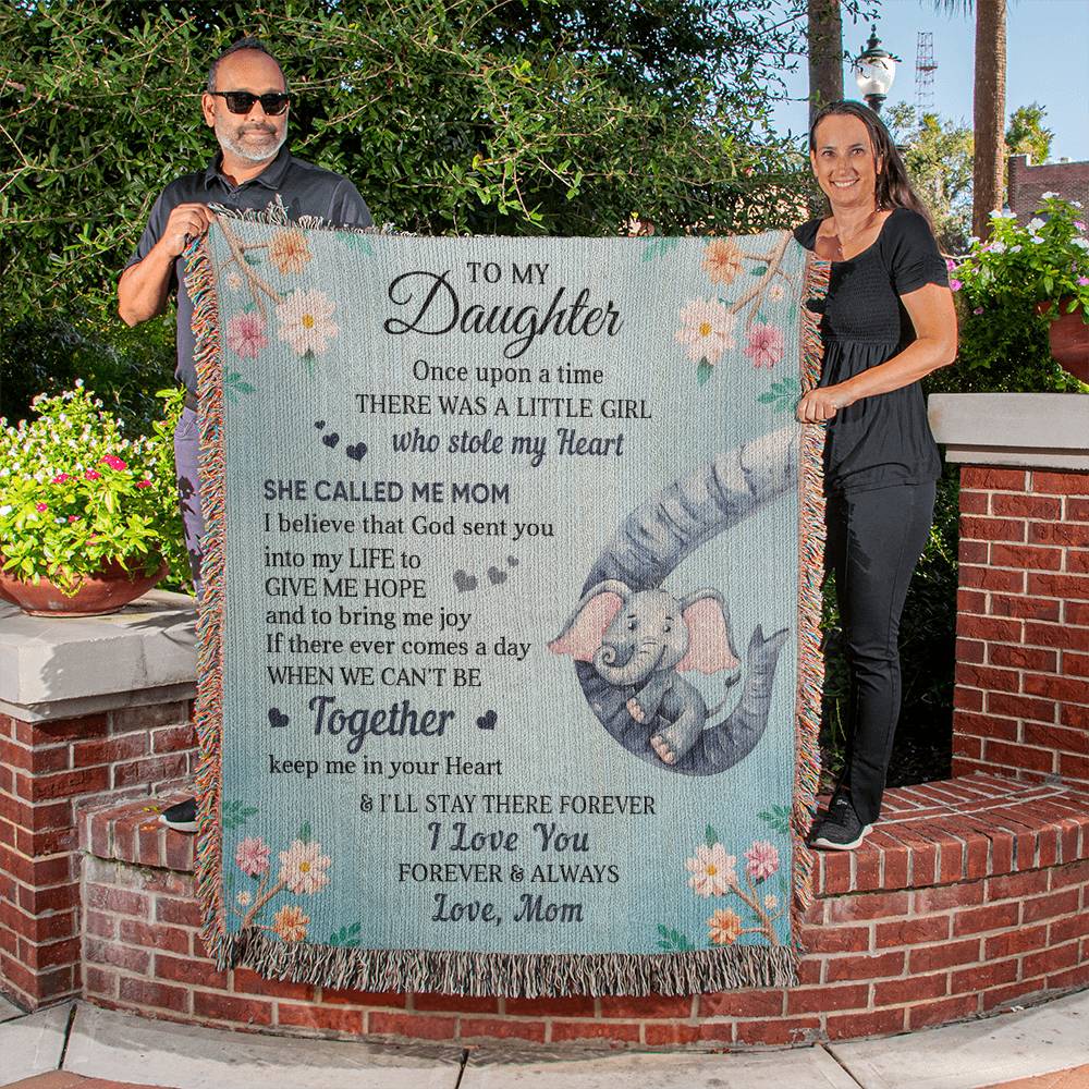 Special Daughter Heirloom Woven Blanket