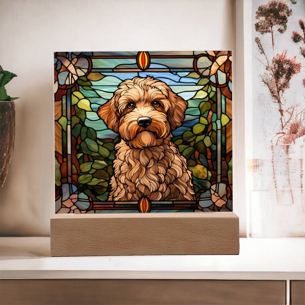 Labradoodle Acrylic Plaque