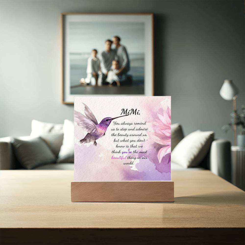 MiMi Acrylic Plaque