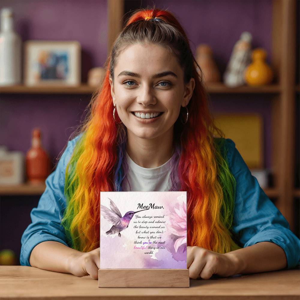 MeeMaw Acrylic Plaque