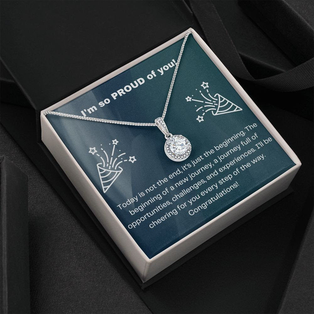 I'm So Proud of You Graduation Eternal Love Necklace