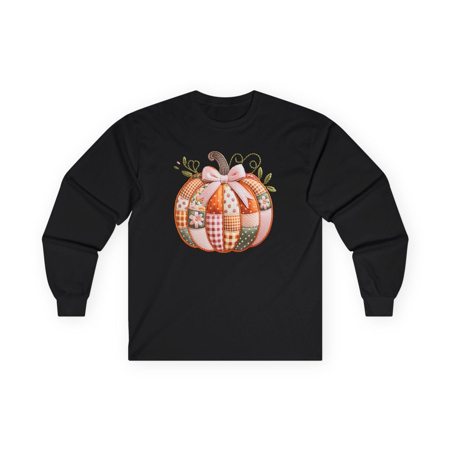 Fall Pumpkin Patch Adult Long Sleeve Tee