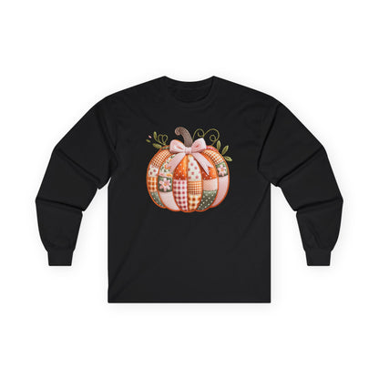Fall Pumpkin Patch Adult Long Sleeve Tee