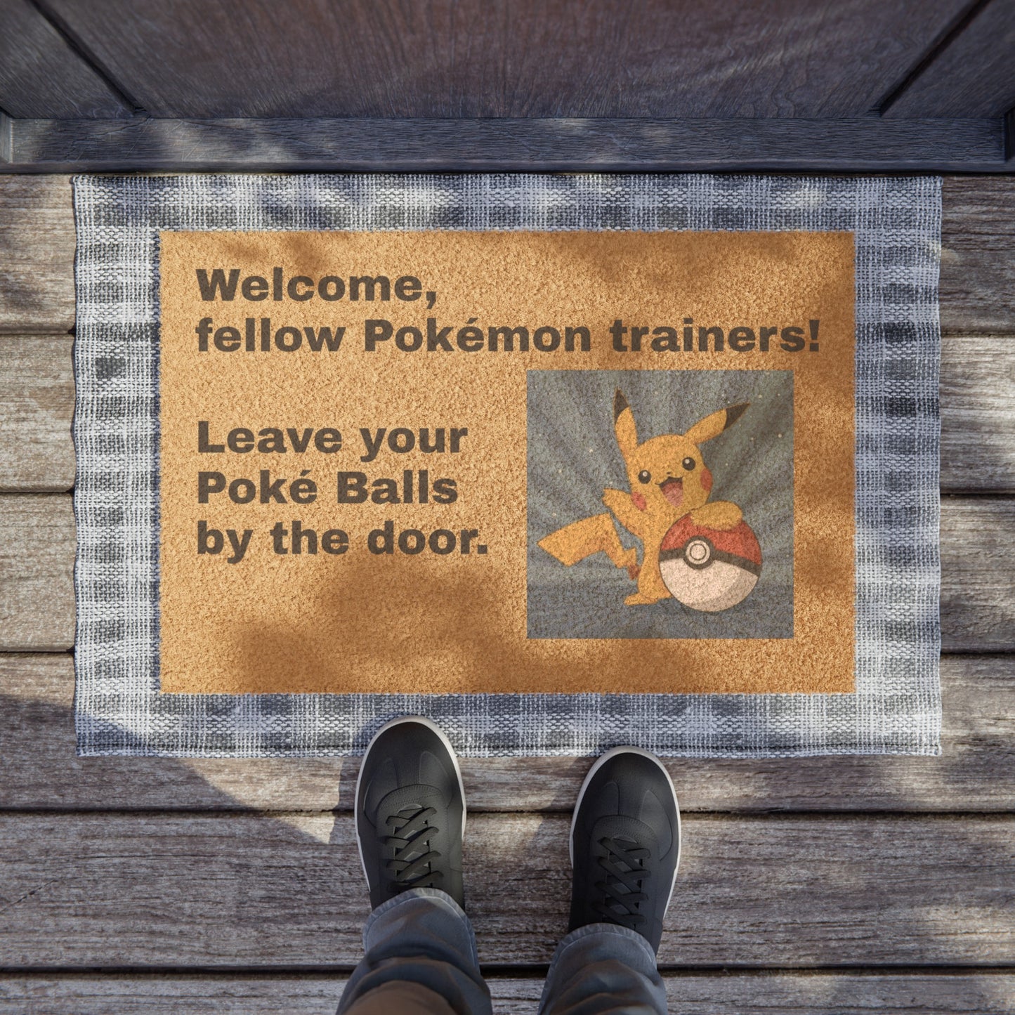 Pokemon Trainers Doormat