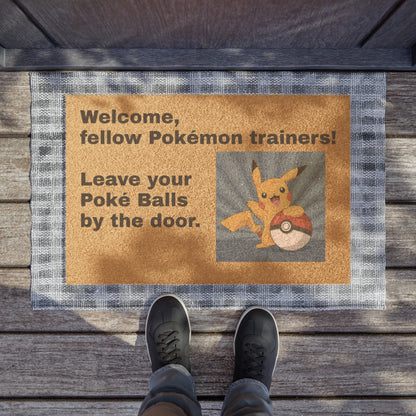 Pokemon Trainers Doormat