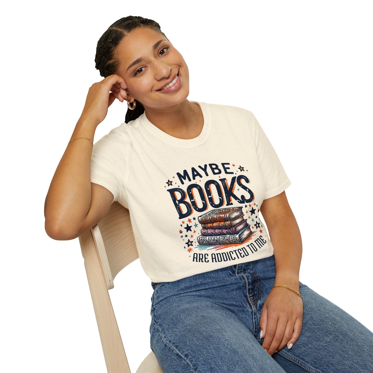 Maybe Books Are Addicted to Me Soft T-Shirt