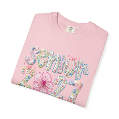 Senior 2027 Floral Graduation T-Shirt