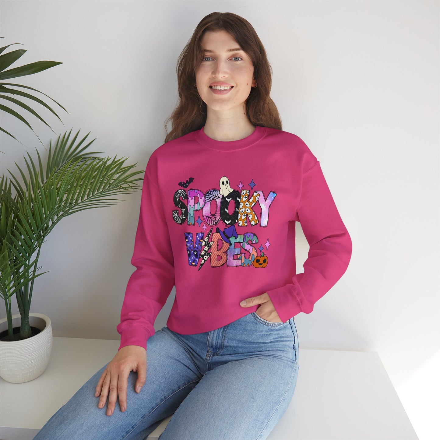 Spooky Vibes Halloween Sweatshirt