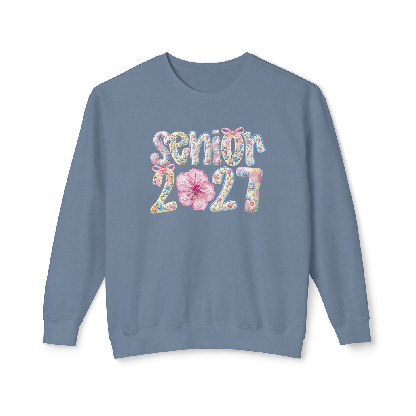 Senior 2027 Floral Crewneck Sweatshirt