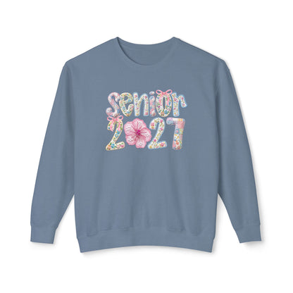 Senior 2027 Floral Crewneck Sweatshirt