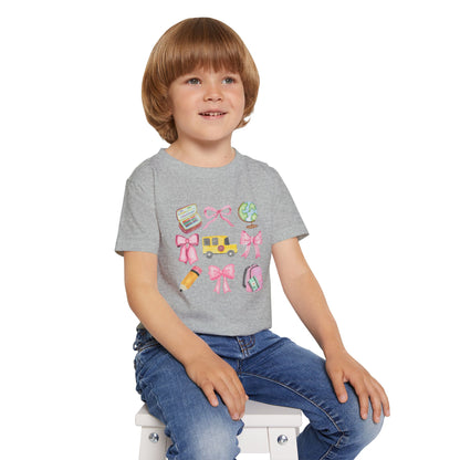 Coquette Back to School Toddler T-shirt