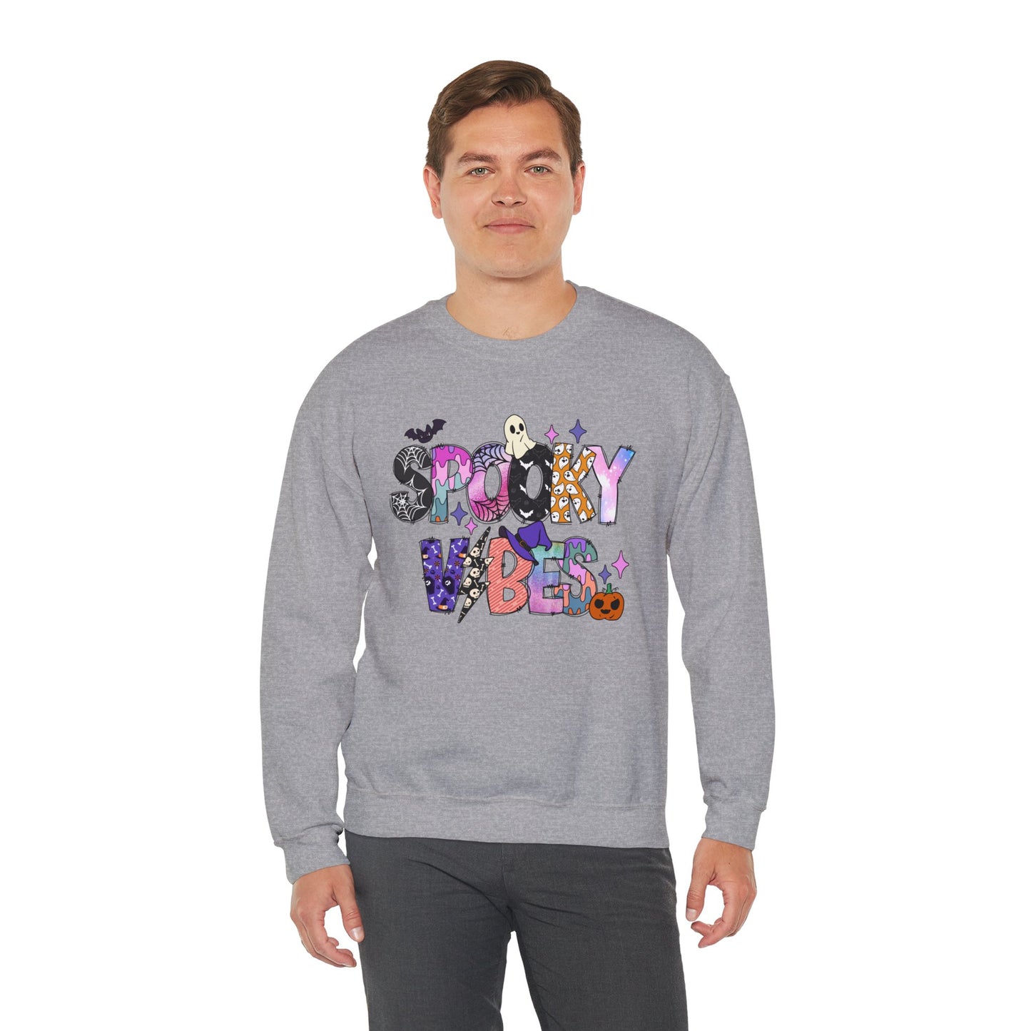 Spooky Vibes Halloween Sweatshirt