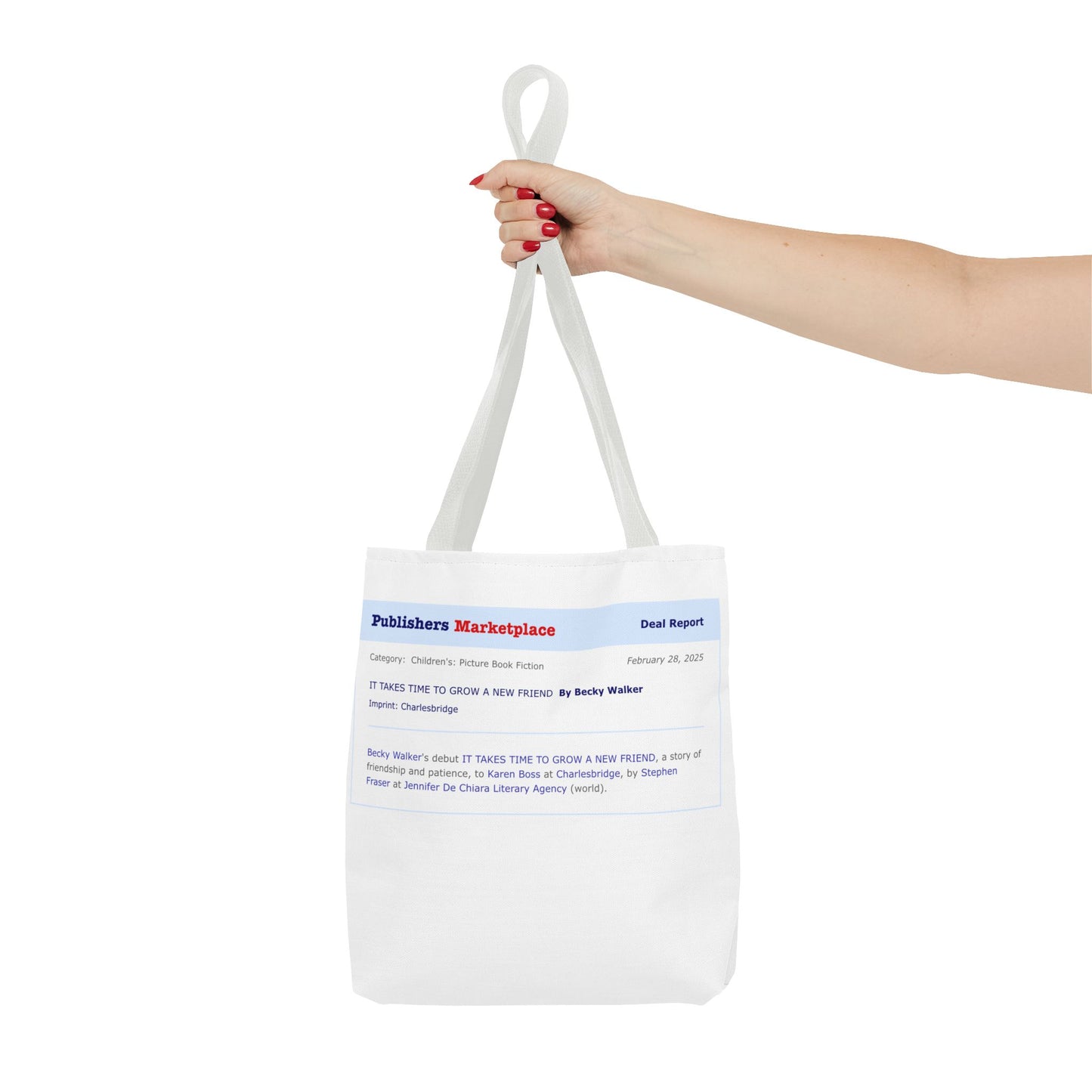 Tote Bag — Publishers Marketplace Announcement Tote