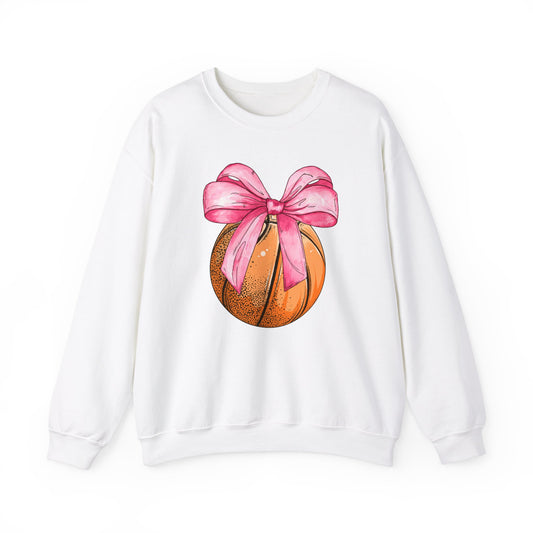 Basketball Coquette Crewneck Sweatshirt