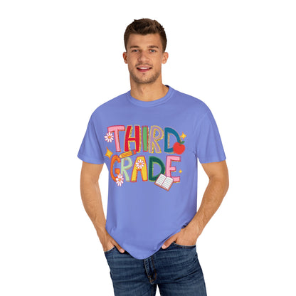 Third Grade Back to School Teacher T-shirt