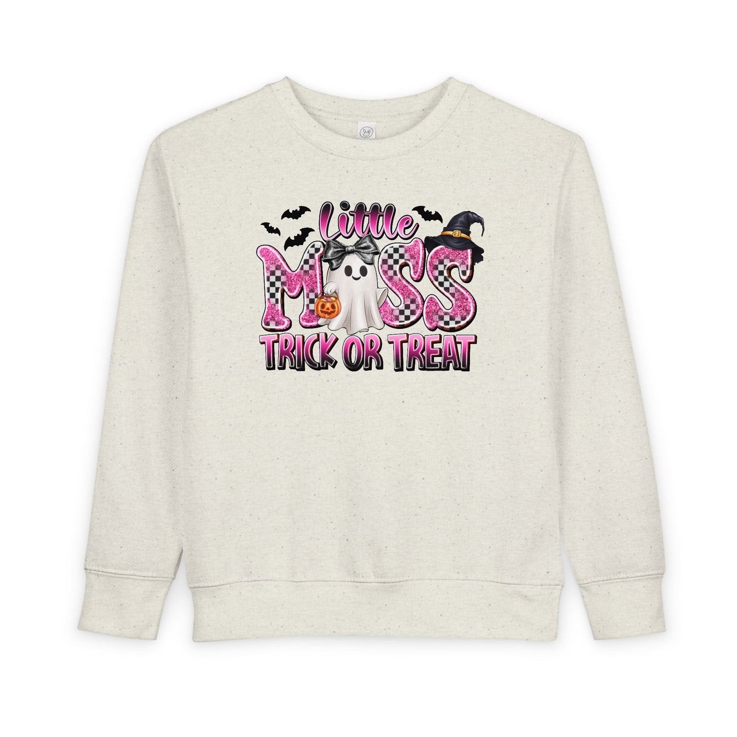 Toddler Halloween Little Miss Trick or Treat Sweatshirt