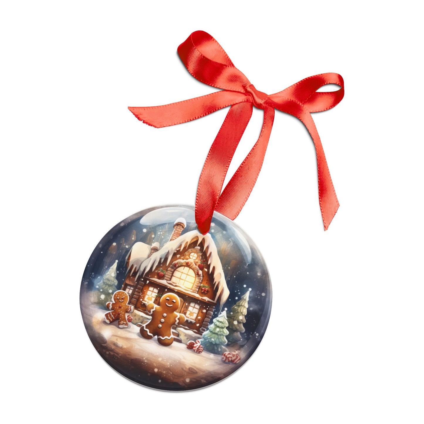 Gingerbread House Acrylic Ornament