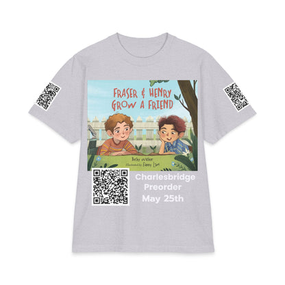Charlesbridge “Raise a Reader, Grow a Reader” QR Code T-Shirt