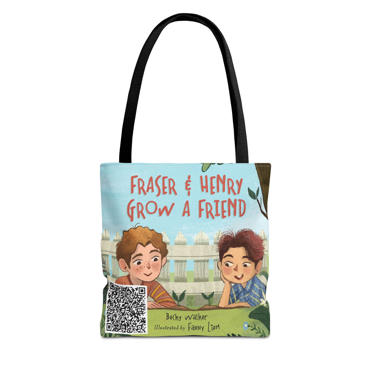 Fraser & Henry Grow a Friend Book Illustration Tote Bag