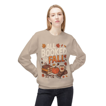 All Booked for Fall-Themed Adult Sweatshirt