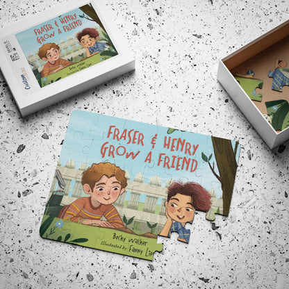 Kids' 30-Piece Fraser & Henry Grow a Friend Puzzle
