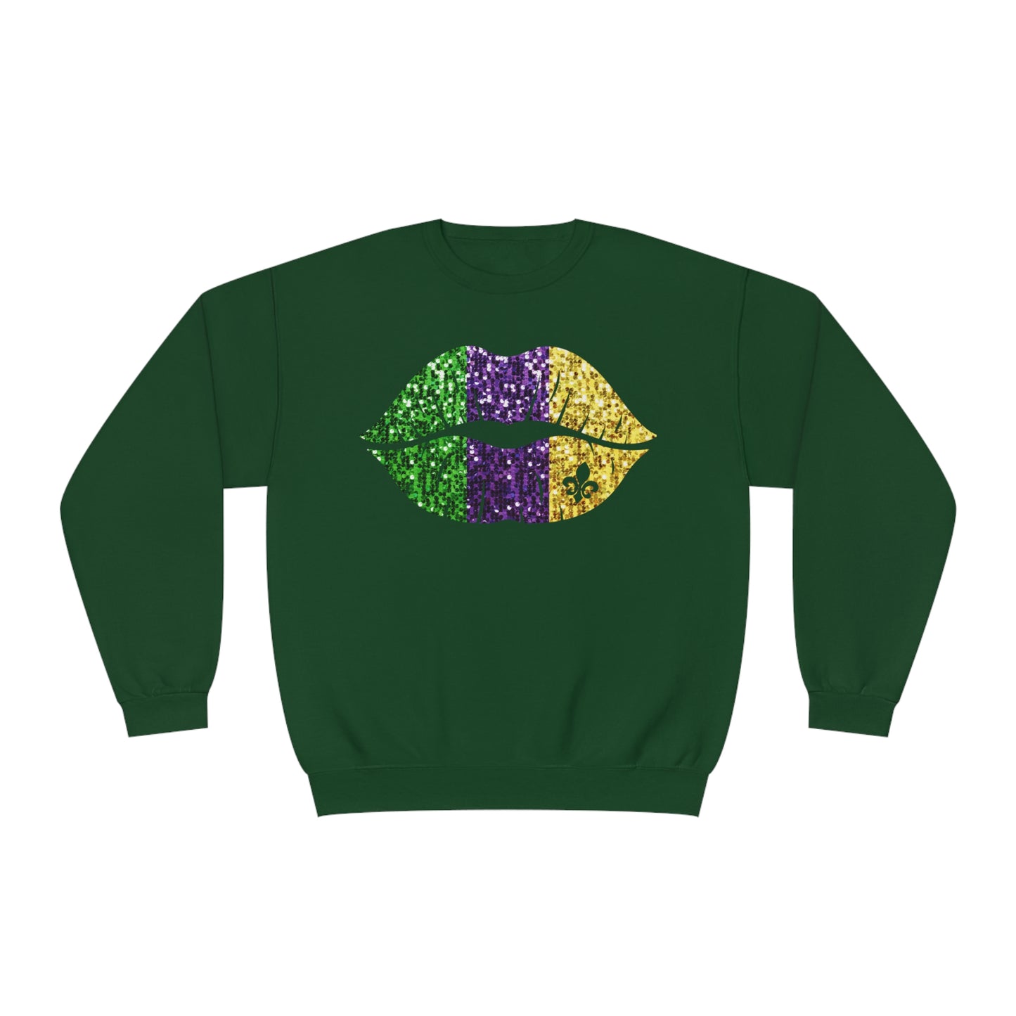 Mardi Gras Lips Sweatshirt