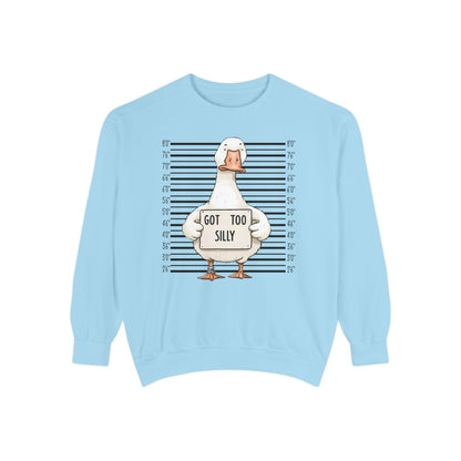 "Got Too Silly" Cute Animal Sweatshirt Crewneck