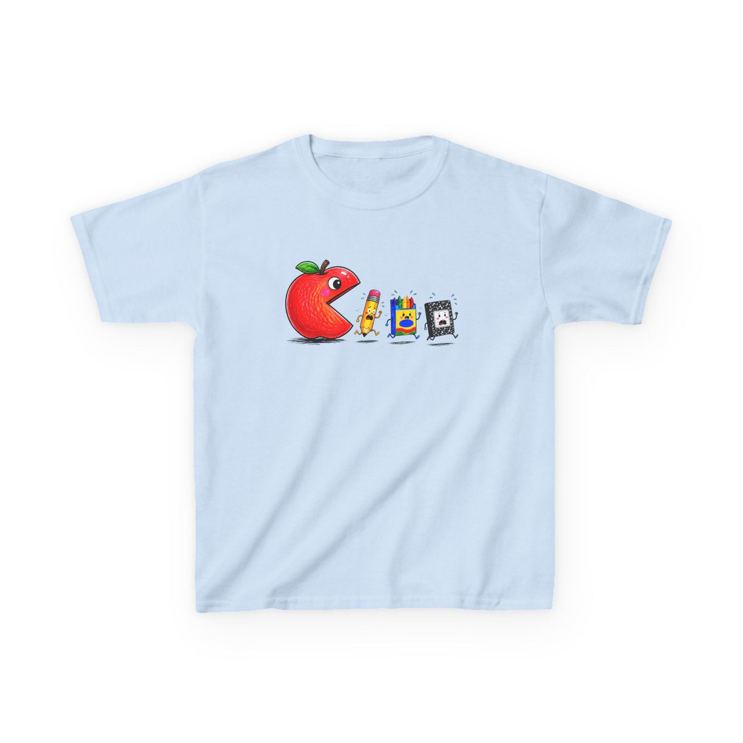 Kids Pac Man Back to School Tee