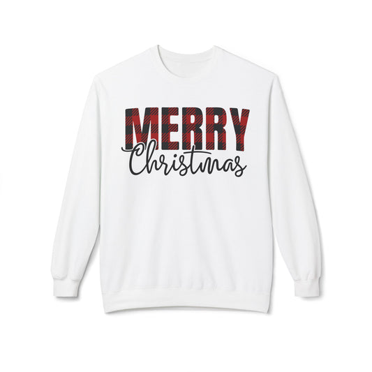 Merry Christmas Unisex Fleece Sweatshirt