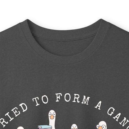 Long Sleeve Tee — "Tried to Form a Gang but It Turned Into a Book Club"