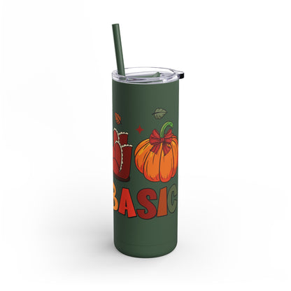 Fall Basics Skinny Matte Tumbler, 20oz