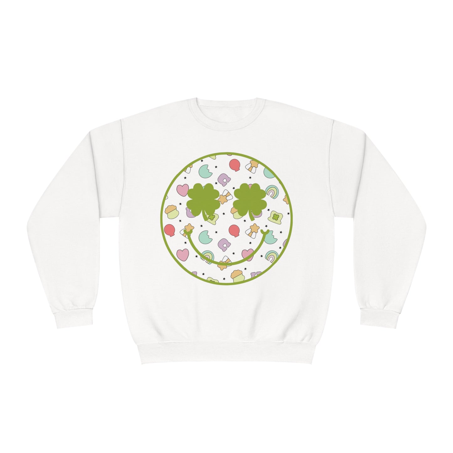 St. Patrick's Day Smiley Face Sweatshirt