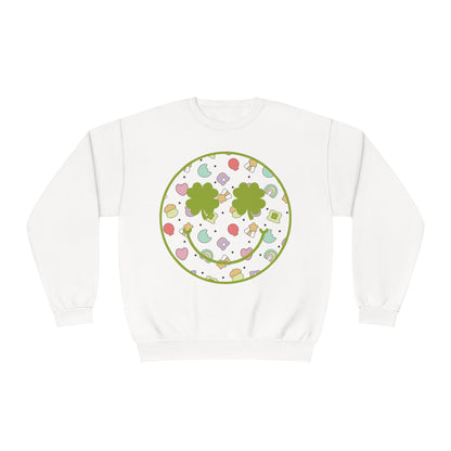 St. Patrick's Day Smiley Face Sweatshirt